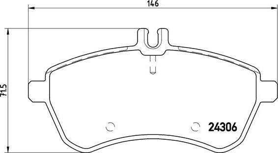 Brembo P 50 067X - Əyləc altlığı dəsti, əyləc diski furqanavto.az