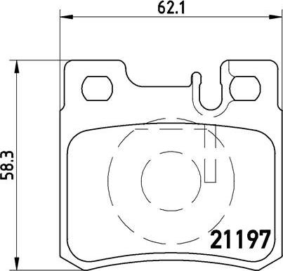 Brembo P 50 009 - Əyləc altlığı dəsti, əyləc diski furqanavto.az