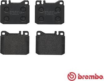 Brembo P 50 004 - Əyləc altlığı dəsti, əyləc diski furqanavto.az