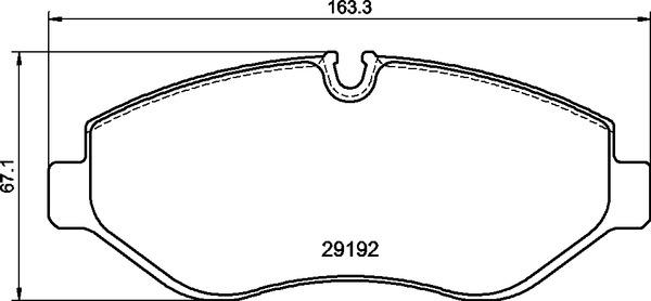 Brembo P 50 085G - Əyləc altlığı dəsti, əyləc diski furqanavto.az