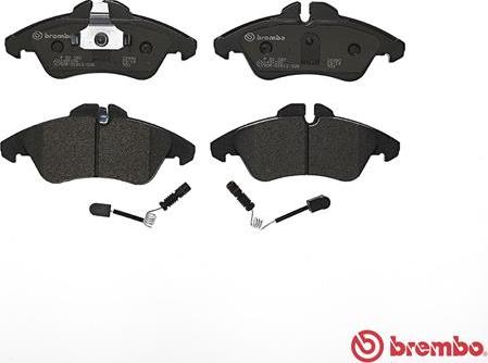 Brembo P 50 080 - Əyləc altlığı dəsti, əyləc diski furqanavto.az