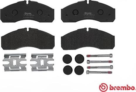 Brembo P 50 083 - Əyləc altlığı dəsti, əyləc diski furqanavto.az