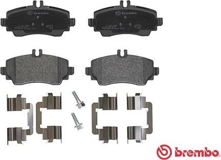 Brembo P 50 036 - Əyləc altlığı dəsti, əyləc diski furqanavto.az