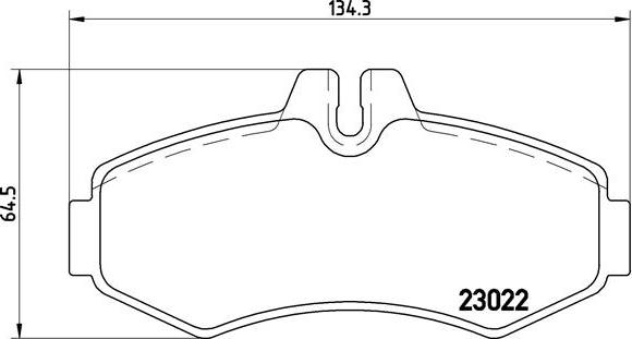 Brembo P 50 031 - Əyləc altlığı dəsti, əyləc diski furqanavto.az