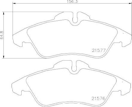 Brembo P 50 029 - Əyləc altlığı dəsti, əyləc diski furqanavto.az