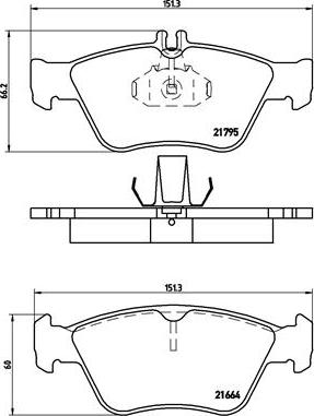 Brembo P 50 023 - Əyləc altlığı dəsti, əyləc diski furqanavto.az