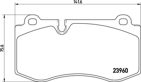 Brembo P 50 074X - Əyləc altlığı dəsti, əyləc diski furqanavto.az