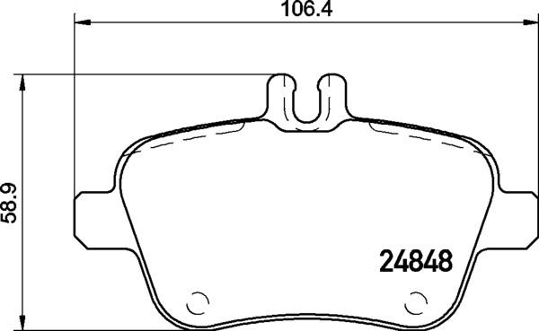 Brembo P 50 140 - Əyləc altlığı dəsti, əyləc diski furqanavto.az