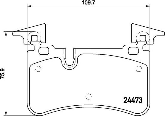 Brembo P 50 113 - Əyləc altlığı dəsti, əyləc diski furqanavto.az