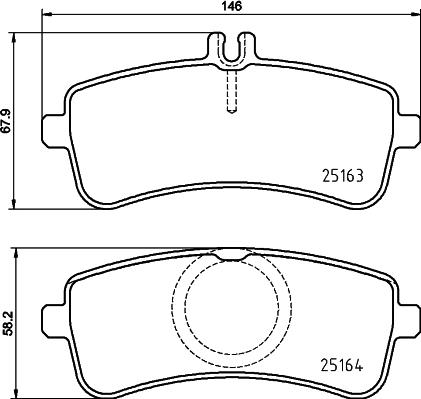 Brembo P 50 132 - Əyləc altlığı dəsti, əyləc diski furqanavto.az