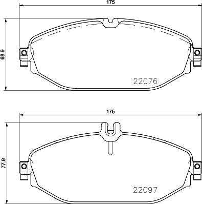 Brembo P 50 124 - Əyləc altlığı dəsti, əyləc diski furqanavto.az