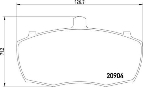 Brembo P 52 013 - Əyləc altlığı dəsti, əyləc diski furqanavto.az