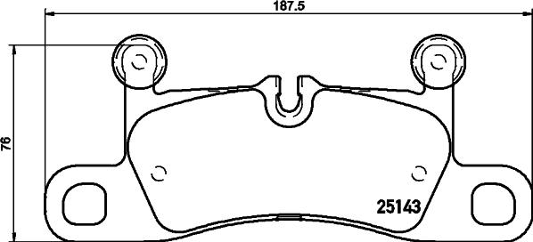 FTE 9005319 - Əyləc altlığı dəsti, əyləc diski furqanavto.az