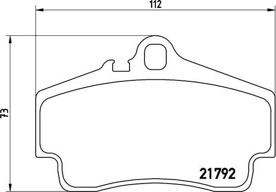 Brembo P 65 008 - Əyləc altlığı dəsti, əyləc diski furqanavto.az