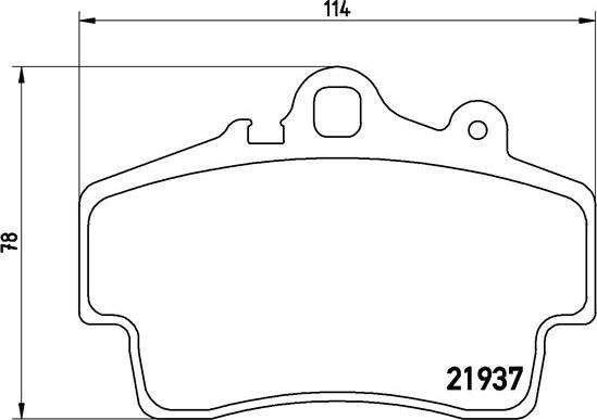 Brembo P 65 007 - Əyləc altlığı dəsti, əyləc diski furqanavto.az