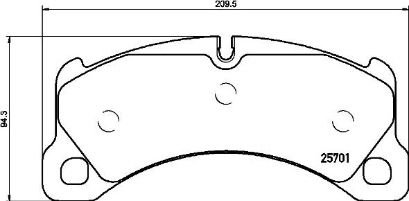 Brembo P 65 033 - Əyləc altlığı dəsti, əyləc diski furqanavto.az