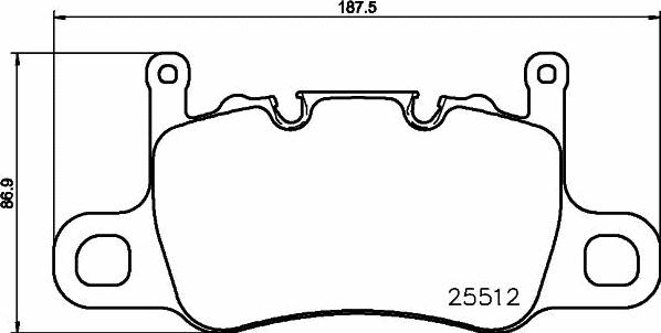 Brembo P 65 037 - Əyləc altlığı dəsti, əyləc diski furqanavto.az