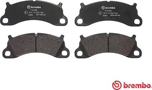 Brembo P 65 025 - Əyləc altlığı dəsti, əyləc diski furqanavto.az