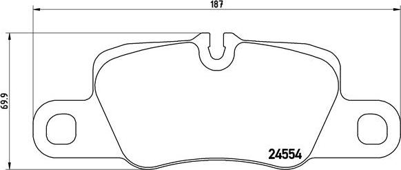 Brembo P 65 020 - Əyləc altlığı dəsti, əyləc diski www.furqanavto.az