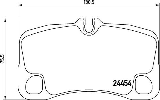 Brembo P 65 022 - Əyləc altlığı dəsti, əyləc diski furqanavto.az