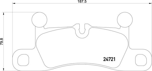 Brembo P 65 027 - Əyləc altlığı dəsti, əyləc diski furqanavto.az