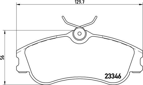 Brembo P 61 069 - Əyləc altlığı dəsti, əyləc diski furqanavto.az