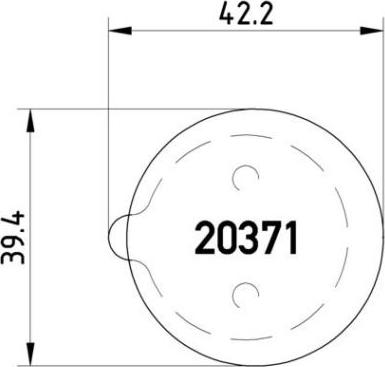 Brembo P 61 014 - Əyləc altlığı dəsti, diskli dayanacaq əyləci furqanavto.az