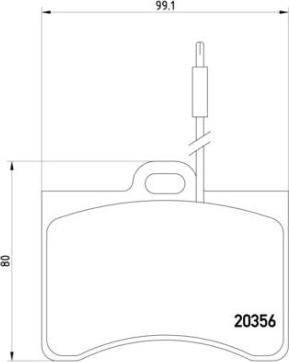 Brembo P 61 012 - Əyləc altlığı dəsti, əyləc diski furqanavto.az