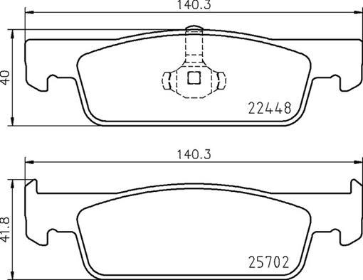 Brembo P 68 069 - Əyləc altlığı dəsti, əyləc diski furqanavto.az