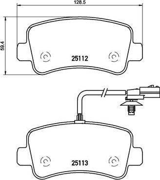 Brembo P 68 063 - Əyləc altlığı dəsti, əyləc diski furqanavto.az