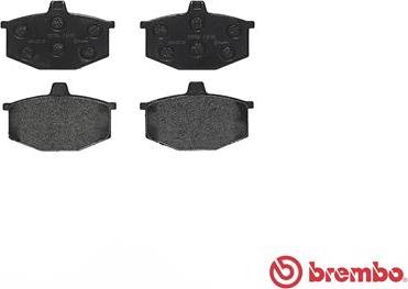 Brembo P 68 005 - Əyləc altlığı dəsti, əyləc diski furqanavto.az