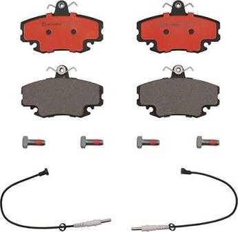 Brembo P68008N - Əyləc altlığı dəsti, əyləc diski furqanavto.az