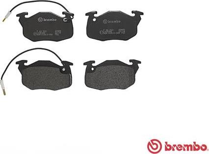 Brembo P 68 010 - Əyləc altlığı dəsti, əyləc diski furqanavto.az