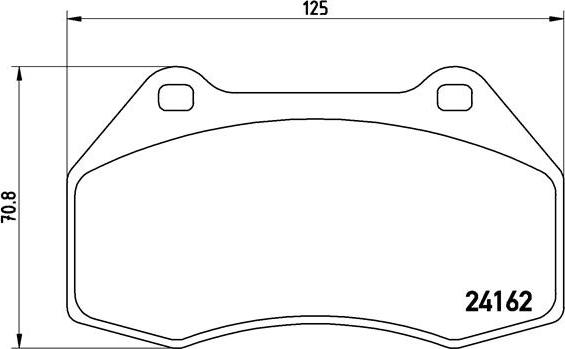 Brembo P 68 036 - Əyləc altlığı dəsti, əyləc diski furqanavto.az