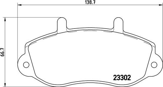 Brembo P 68 025 - Əyləc altlığı dəsti, əyləc diski furqanavto.az