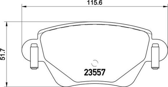 Brembo P 68 028 - Əyləc altlığı dəsti, əyləc diski furqanavto.az