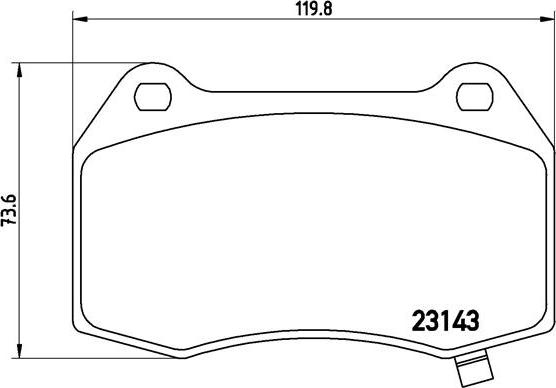 Brembo P 09 003 - Əyləc altlığı dəsti, əyləc diski furqanavto.az