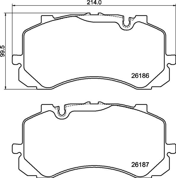 Brembo P 05 005 - Əyləc altlığı dəsti, əyləc diski furqanavto.az