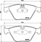 Brembo P 06 045 - Əyləc altlığı dəsti, əyləc diski furqanavto.az