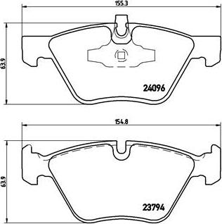 Brembo P 06 040X - Əyləc altlığı dəsti, əyləc diski furqanavto.az