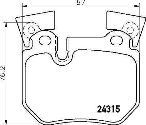 Brembo P 06 059 - Əyləc altlığı dəsti, əyləc diski furqanavto.az