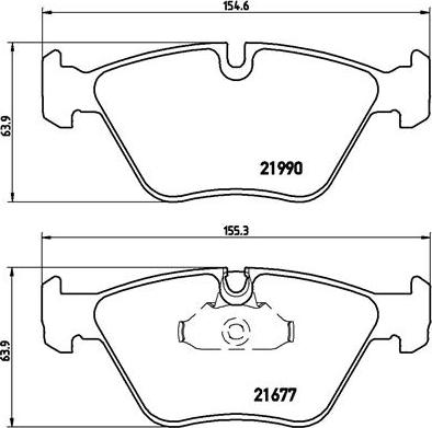 Brembo P 06 065 - Əyləc altlığı dəsti, əyləc diski furqanavto.az