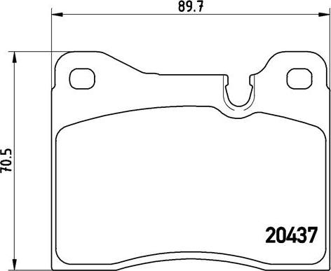 Brembo P 06 003 - Əyləc altlığı dəsti, əyləc diski furqanavto.az