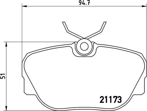 Brembo P 06 010 - Əyləc altlığı dəsti, əyləc diski furqanavto.az