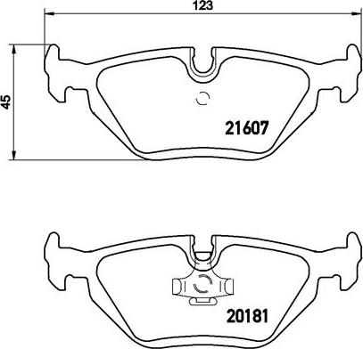 Brembo P 06 013 - Əyləc altlığı dəsti, əyləc diski furqanavto.az