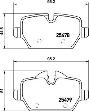 Brembo P 06 080 - Əyləc altlığı dəsti, əyləc diski furqanavto.az