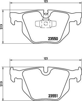 Brembo P 06 039 - Əyləc altlığı dəsti, əyləc diski furqanavto.az