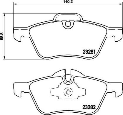 Brembo P 06 030 - Əyləc altlığı dəsti, əyləc diski furqanavto.az