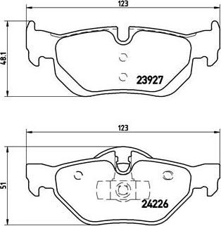 Brembo P 06 038X - Əyləc altlığı dəsti, əyləc diski furqanavto.az