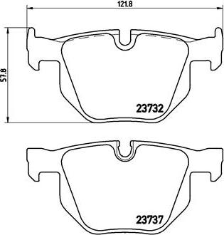 Brembo P 06 033 - Əyləc altlığı dəsti, əyləc diski furqanavto.az